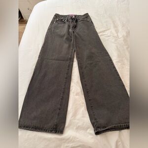 Edikted Black Wide-Leg Women's Jeans